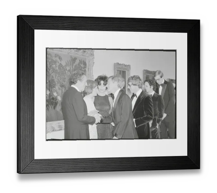 Framed Print : Roddy McDowell Meeting First Lady and Others Framed Print : Roddy McDowell Meeting First Lady and Others