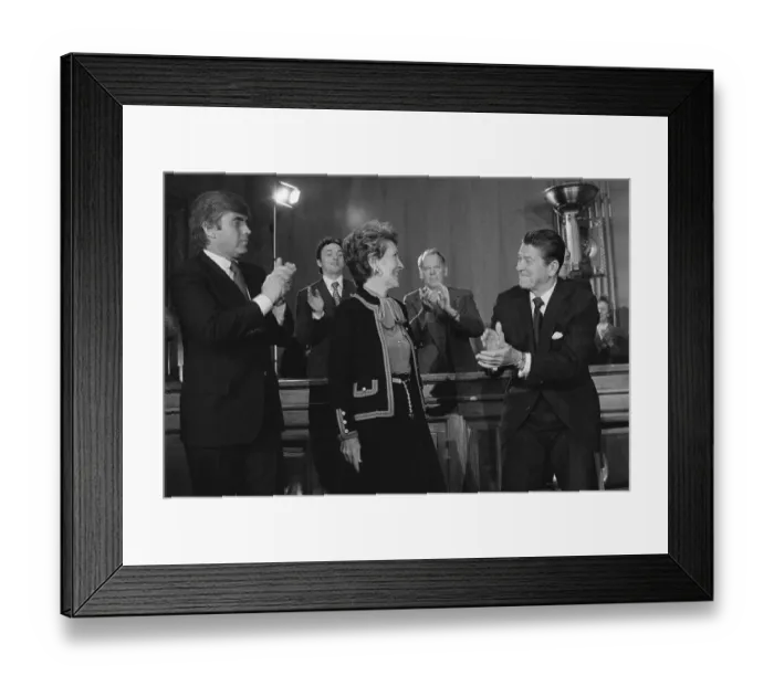Framed Print : Ronald Reagan Congratulating His Wife Framed Print : Ronald Reagan Congratulating His Wife