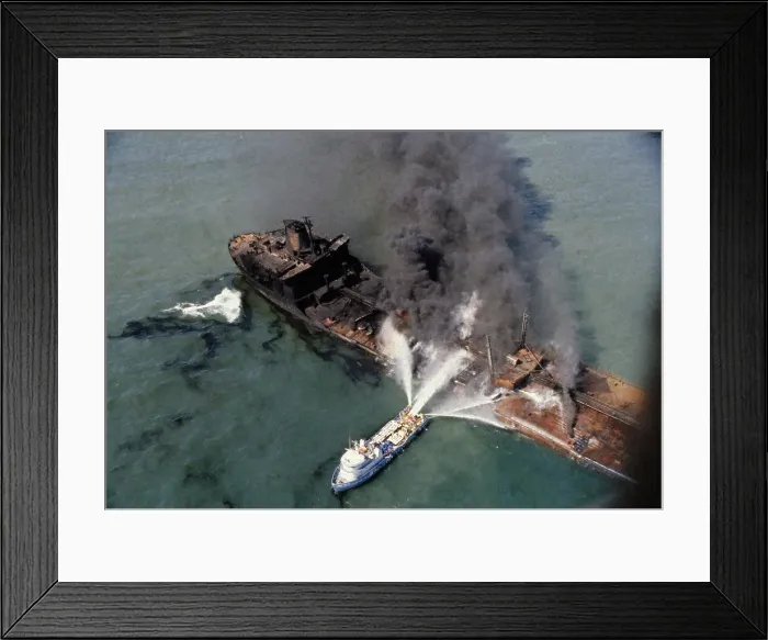 Framed Print : Burmah Agate Oil Tanker Framed Print : Burmah Agate Oil Tanker