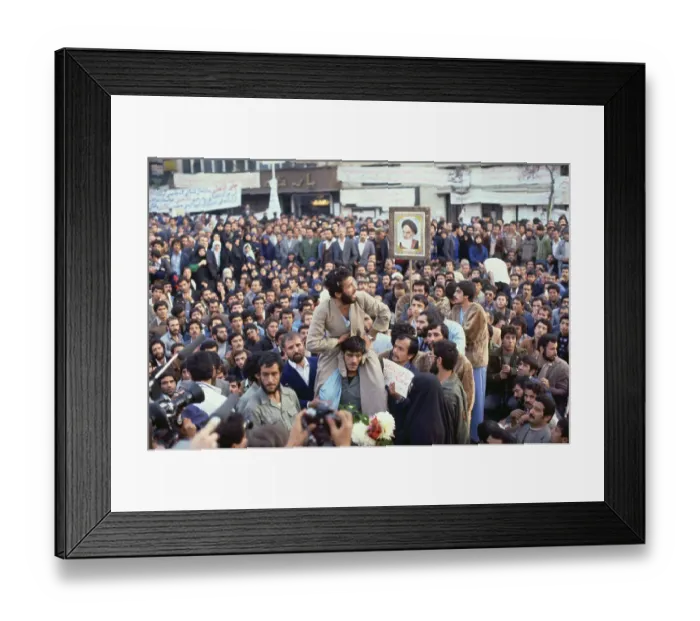 Framed Print : Iranian Demonstrators Protesting Framed Print : Iranian Demonstrators Protesting