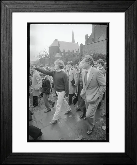 Framed Print : Edward M. Kennedy and Family at Wesleyan University Framed Print : Edward M. Kennedy and Family at Wesleyan University