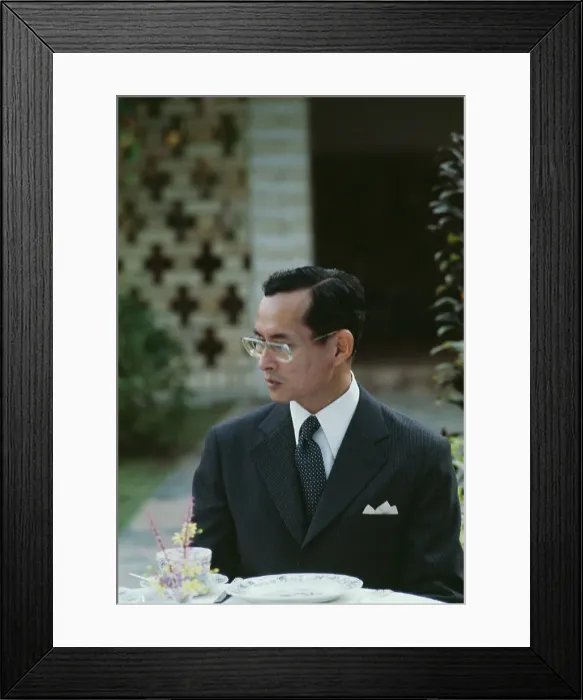 Framed Print : King Bhumibol Of Thailand Framed Print : King Bhumibol Of Thailand