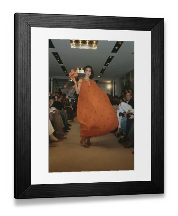 Framed Print : A Model Twirling Framed Print : A Model Twirling