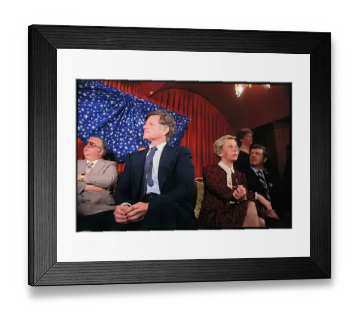 Framed Print : Senator Edward Kennedy at His Campaign Announcement Framed Print : Senator Edward Kennedy at His Campaign Announcement