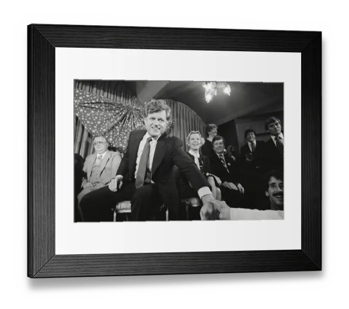 Framed Print : Edward Kennedy Attending Faneuil Hall Framed Print : Edward Kennedy Attending Faneuil Hall