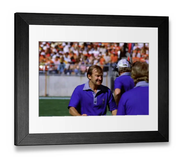 Framed Print : Coach Don Coryell on the Field Framed Print : Coach Don Coryell on the Field