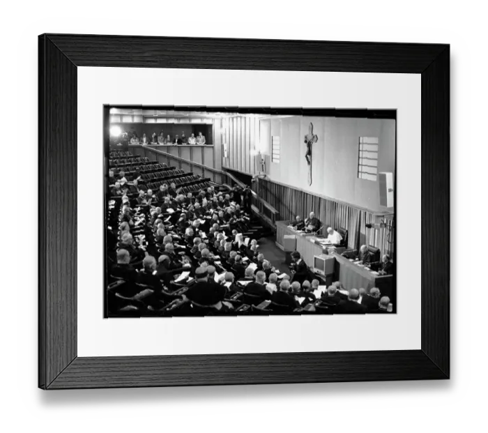 Framed Print : John Paul II at the Cardinal Congress Framed Print : John Paul II at the Cardinal Congress