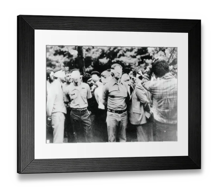Framed Print : Iranians Marching Hostages Framed Print : Iranians Marching Hostages
