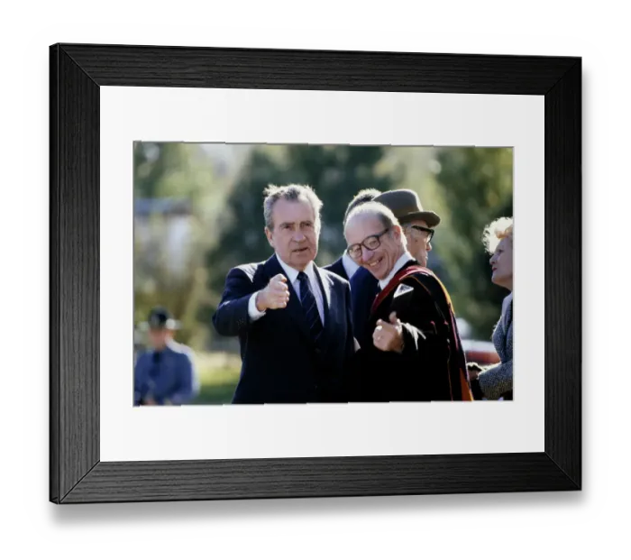 Framed Print : Richard Nixon And Kevin McCann