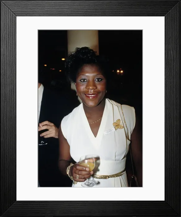 Framed Print : Tessa Sanderson Framed Print : Tessa Sanderson