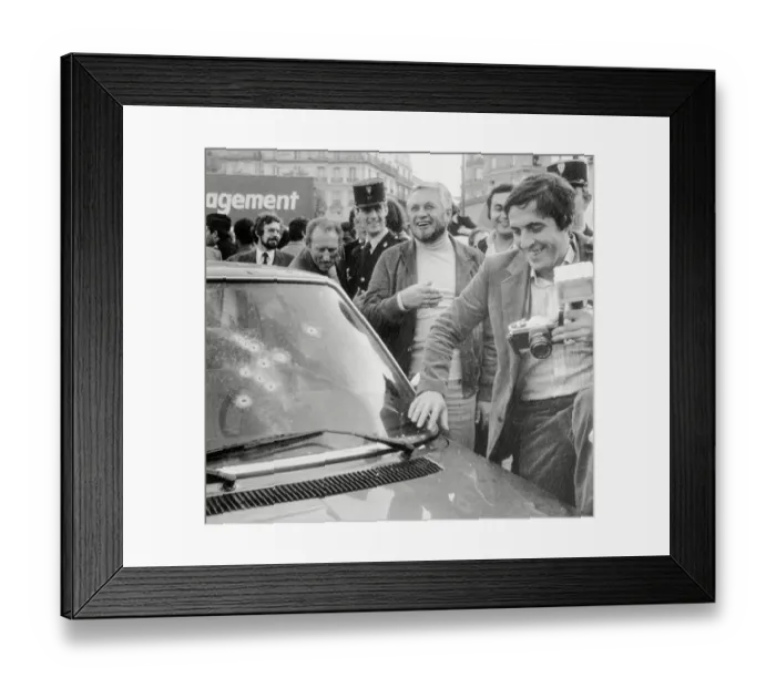 Framed Print : Marcel Broussard Smiling After Killing Framed Print : Marcel Broussard Smiling After Killing