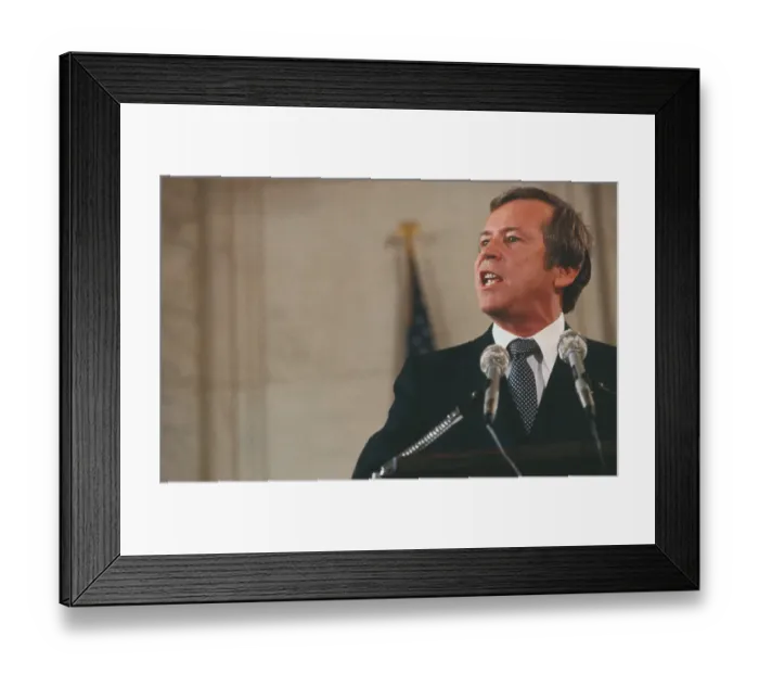 Framed Print : Howard Baker Giving Speech Framed Print : Howard Baker Giving Speech