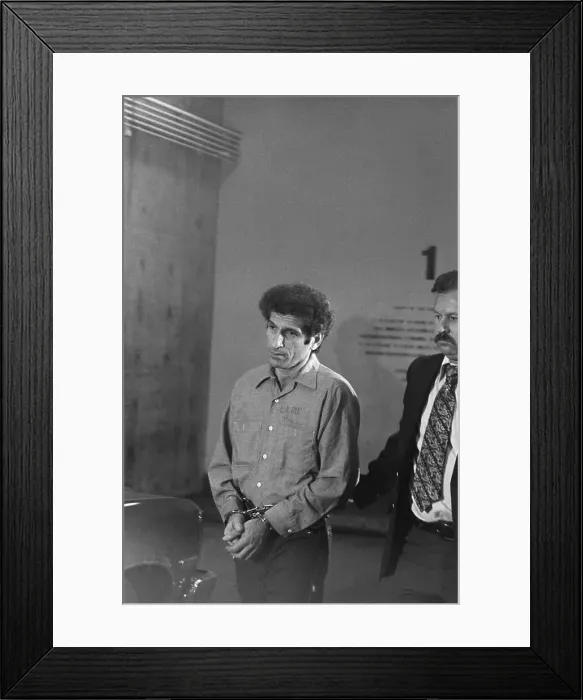 Framed Print : Angelo Buono Walking In Handcuffs Framed Print : Angelo Buono Walking In Handcuffs