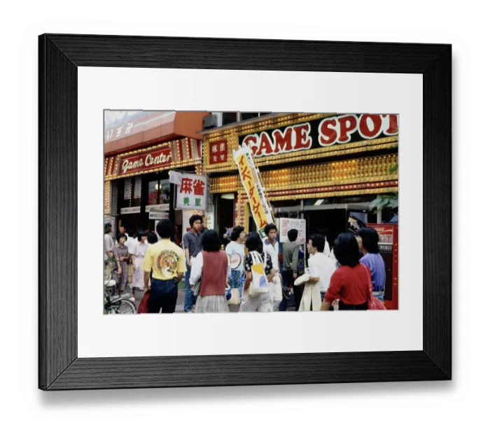 Framed Print : Shinjuku Game Centres Framed Print : Shinjuku Game Centres