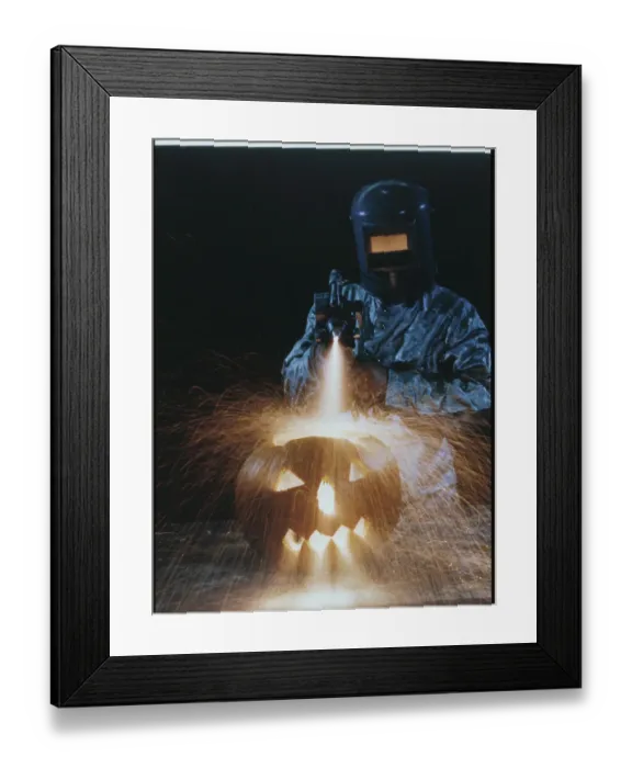 Framed Print : Pumpkin Receiving Stainless Steel Coating Framed Print : Pumpkin Receiving Stainless Steel Coating