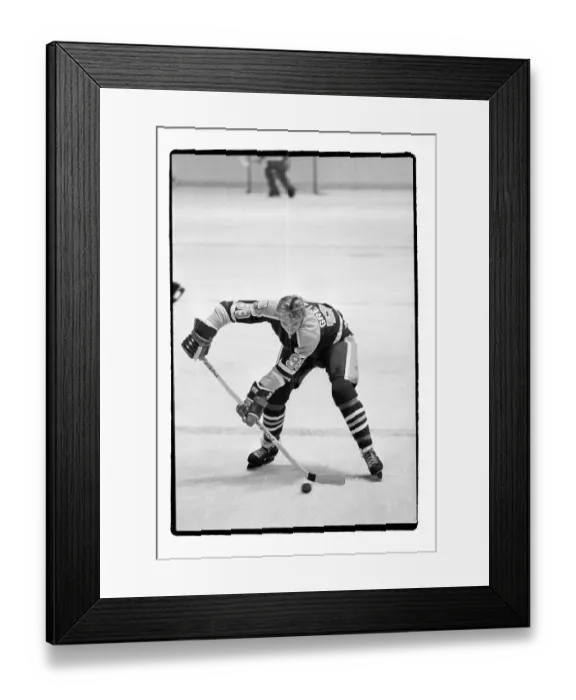 Framed Print : Wayne Gretzky Ready for Game With Rangers Framed Print : Wayne Gretzky Ready for Game With Rangers
