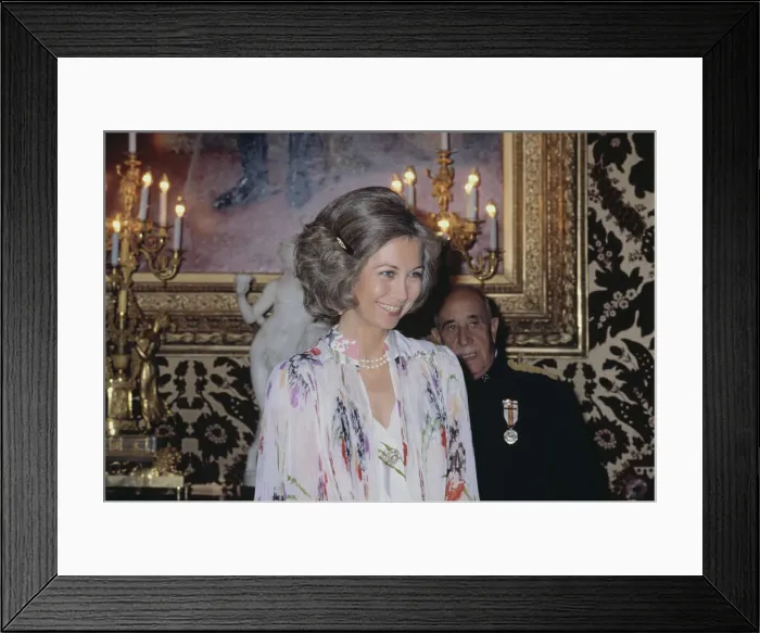 Framed Print : Queen Sofia of Spain Framed Print : Queen Sofia of Spain