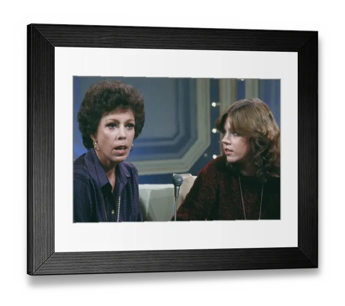 Framed Print : Carol Burnett And Carrie Hamilton Framed Print : Carol Burnett And Carrie Hamilton