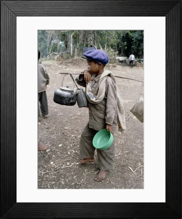 Framed Print : Cambodian Refugee Camp Framed Print : Cambodian Refugee Camp