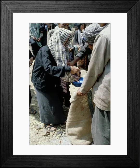 Framed Print : Cambodian Refugee Camp Framed Print : Cambodian Refugee Camp