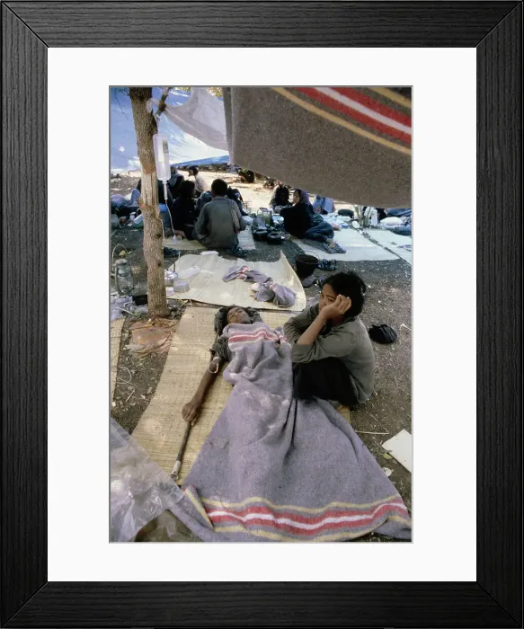 Framed Print : Tap Prik Refugee Camp