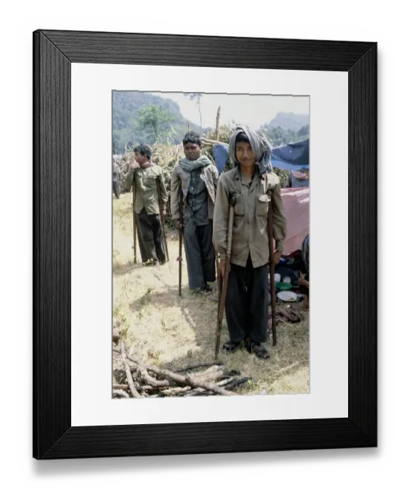 Framed Print : Cambodian Refugee Camp Framed Print : Cambodian Refugee Camp