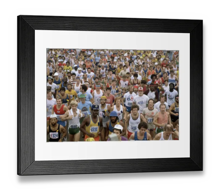Framed Print : Runners Starting New York City Marathon Framed Print : Runners Starting New York City Marathon