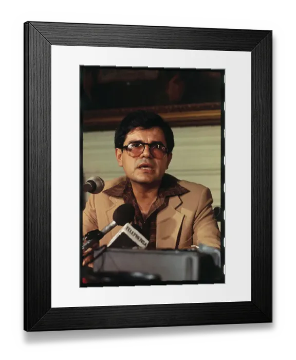 Framed Print : Portrait of Mario A. Andino