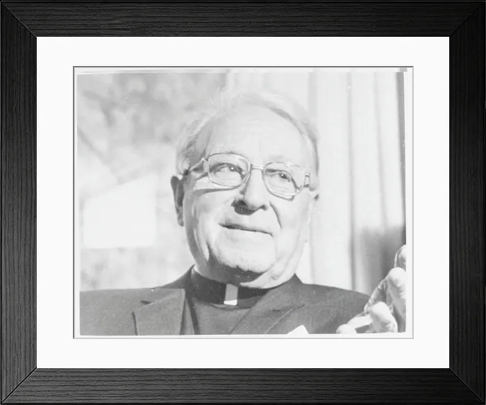 Framed Print : Portrait of Reverend Charles E. Coughlin Framed Print : Portrait of Reverend Charles E. Coughlin