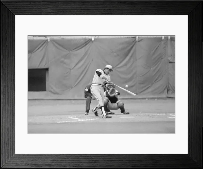 Framed Print : Willie Stargell Swinging in World Series Framed Print : Willie Stargell Swinging in World Series