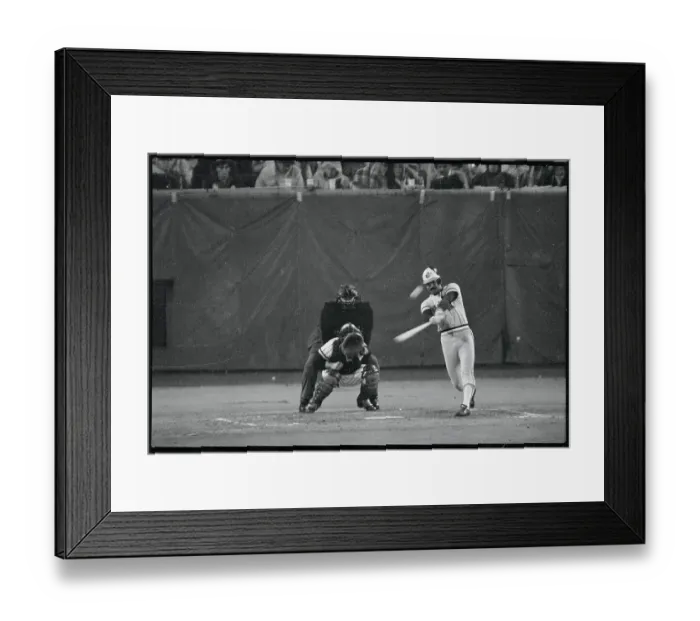 Framed Print : Benny Ayala in Batting Action Framed Print : Benny Ayala in Batting Action