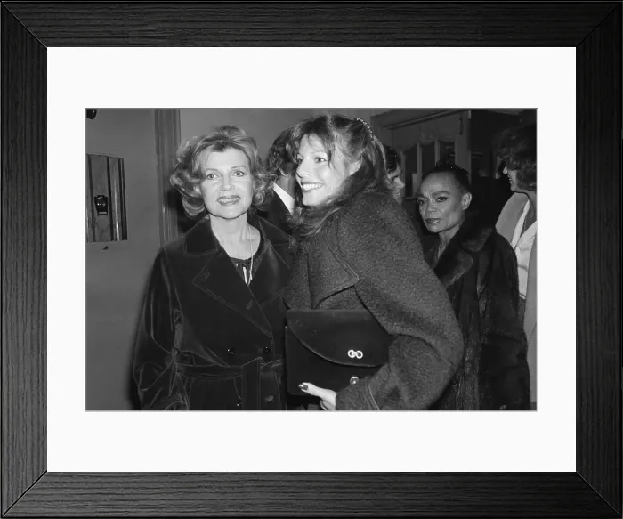 Framed Print : Rita Hayworth and Daughter Yasmin Khan at Theater