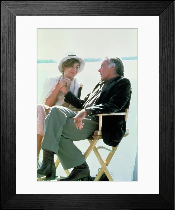 Framed Print : Tatum O'Neal And Richard Burton Framed Print : Tatum O'Neal And Richard Burton