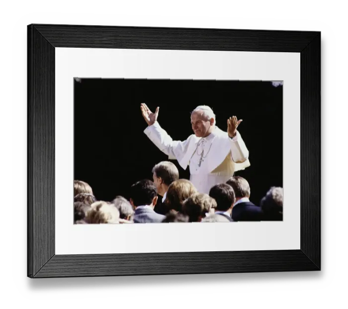Framed Print : Pope at the White House