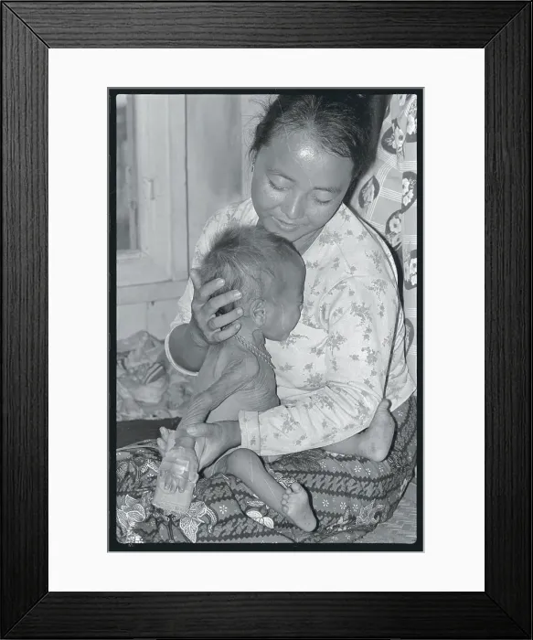 Framed Print : Mother Holding Infant Son Framed Print : Mother Holding Infant Son