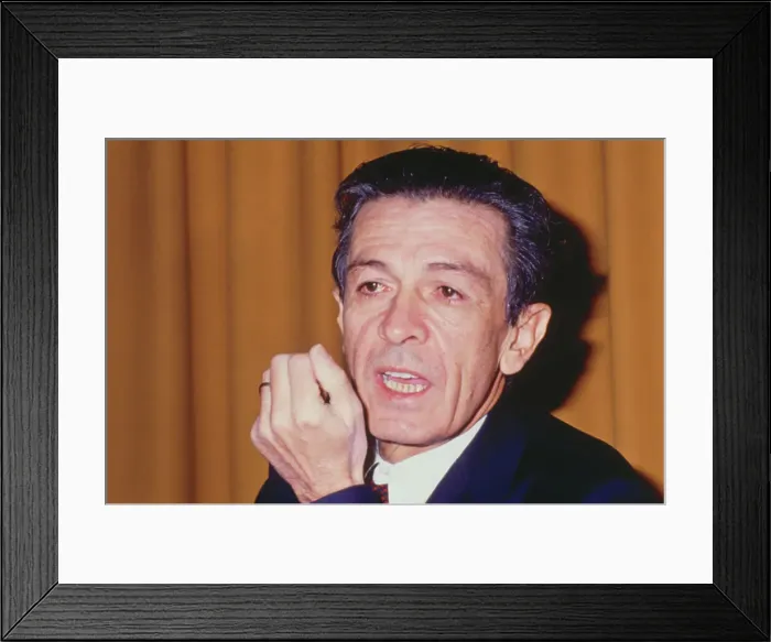 Framed Print : Portrait of Enrico Berlinguer Framed Print : Portrait of Enrico Berlinguer