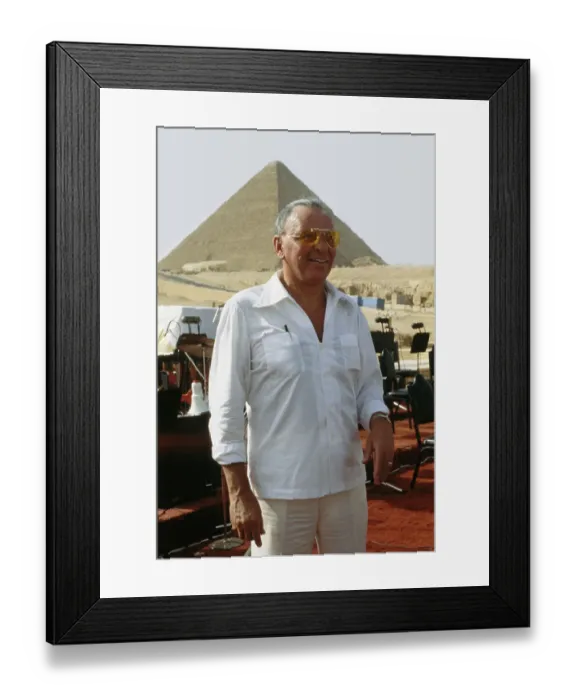 Framed Print : Frank Sinatra In Egypt Framed Print : Frank Sinatra In Egypt