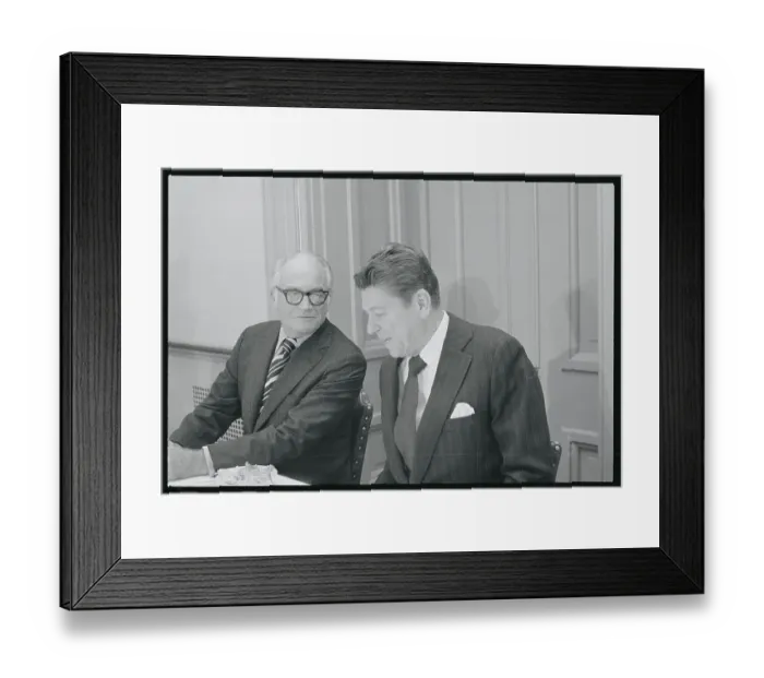 Framed Print : Ronald Reagan and Barry Goldwater Framed Print : Ronald Reagan and Barry Goldwater