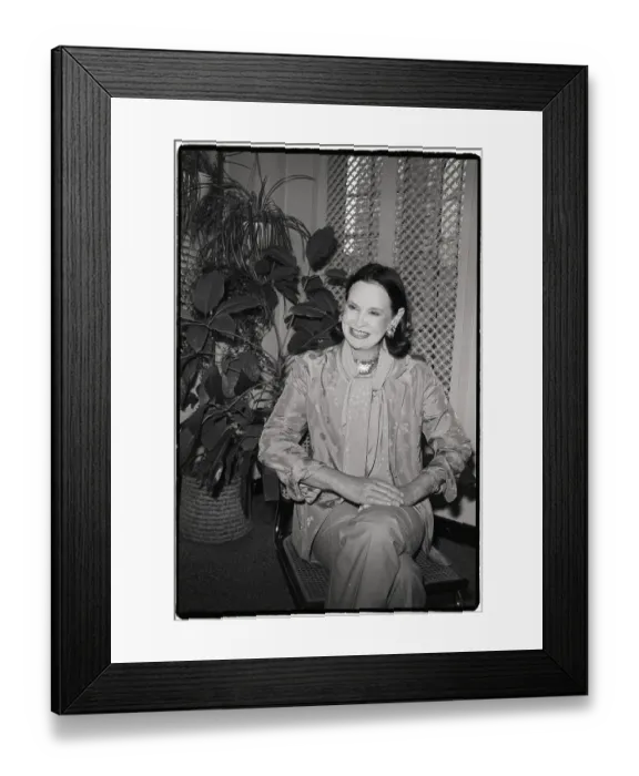 Framed Print : Gloria Vanderbilt Framed Print : Gloria Vanderbilt