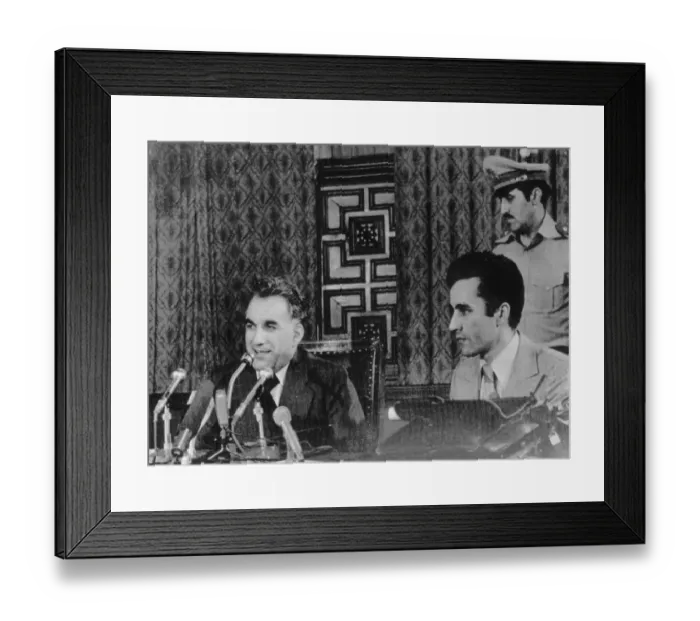Framed Print : Hafizullah Amin Giving Press Conference Framed Print : Hafizullah Amin Giving Press Conference