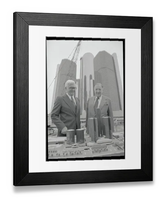 Framed Print : Portrait of Henry Ford II with Alton G Marshall Framed Print : Portrait of Henry Ford II with Alton G Marshall