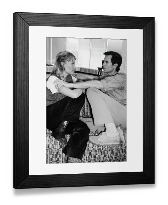 Framed Print : Mia Farrow And Anthony Perkins Rehearse Framed Print : Mia Farrow And Anthony Perkins Rehearse