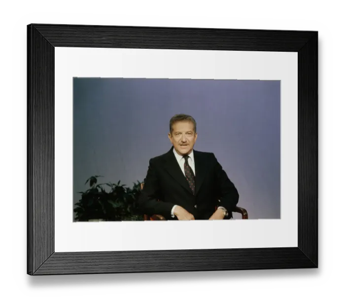 Framed Print : Ezer Weizman Framed Print : Ezer Weizman