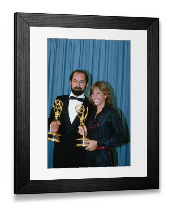 Framed Print : Stuart Margolin And Kristy McNichol Framed Print : Stuart Margolin And Kristy McNichol