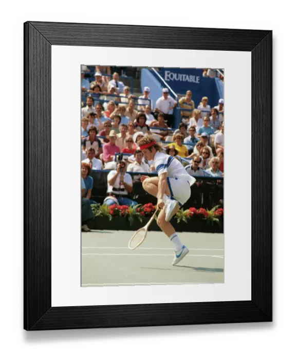 Framed Print : John McEnroe During Tennis Match Framed Print : John McEnroe During Tennis Match