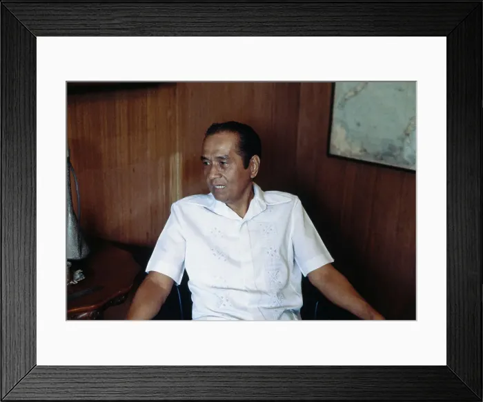 Framed Print : Diosdado Macapagal Framed Print : Diosdado Macapagal