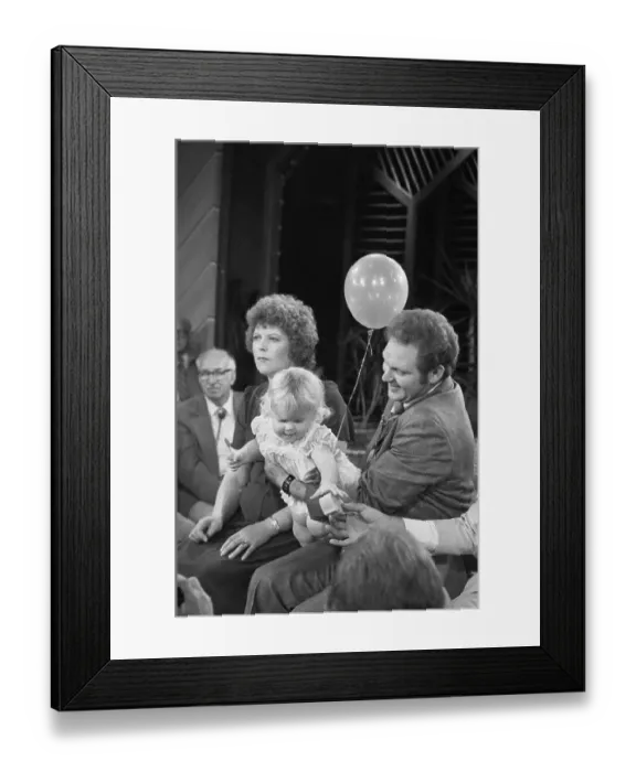 Framed Print : Louise Brown and Her Parents on the Phil Donahue Show Framed Print : Louise Brown and Her Parents on the Phil Donahue Show