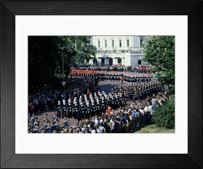 Framed Print : Mountbatten Funeral Procession Framed Print : Mountbatten Funeral Procession