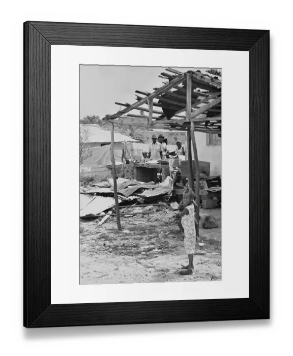 Framed Print : Hurricane David Destruction Framed Print : Hurricane David Destruction