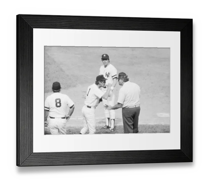 Framed Print : Billy Martin Yelling at Umpire Framed Print : Billy Martin Yelling at Umpire